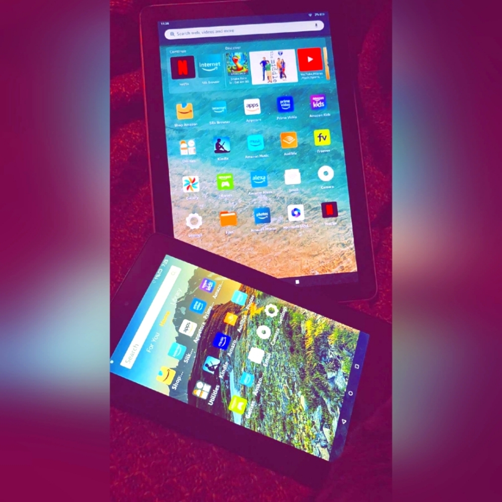 2 AMAZON TABLETS (You Get Both For The Price)